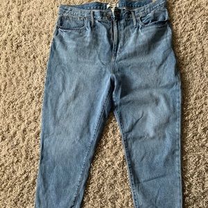 Madewell “The Momjean” size 34